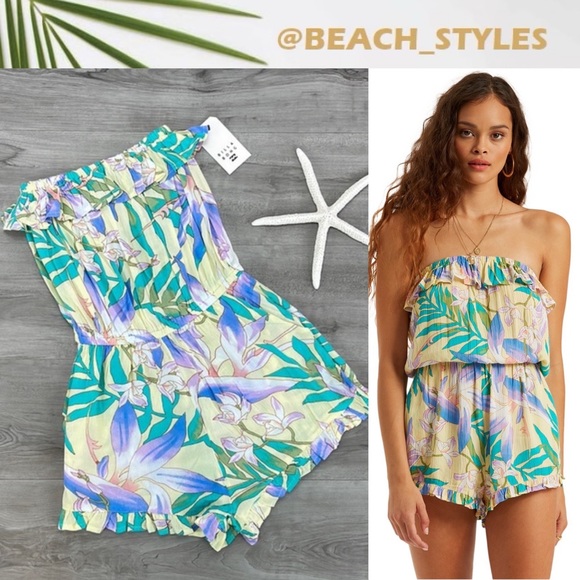 Billabong Pants - 🔆BILLABONG🔆 POCKET FLOWER ROMPER COVER UP
